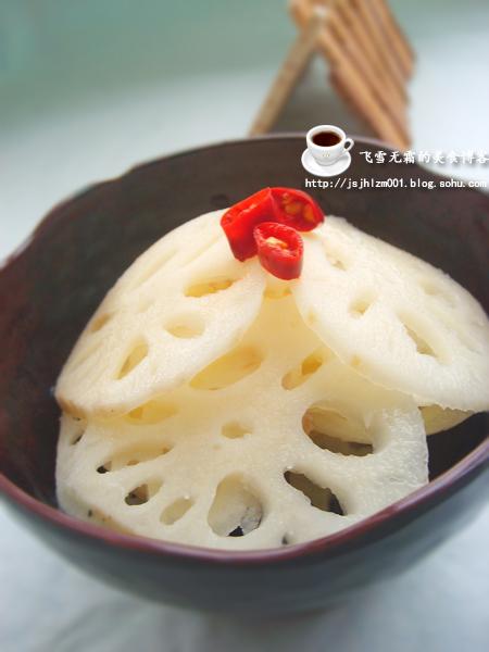 糖醋藕片的做法